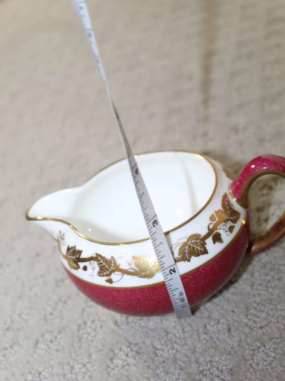 Wedgwood Whitehall W3994 Powder Ruby Bone China Creamer